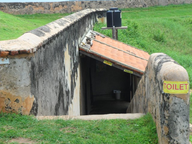 Toilet at Galle Fort