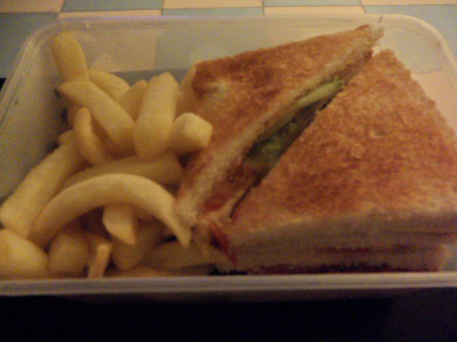 Club sandwich @ RM19, room service