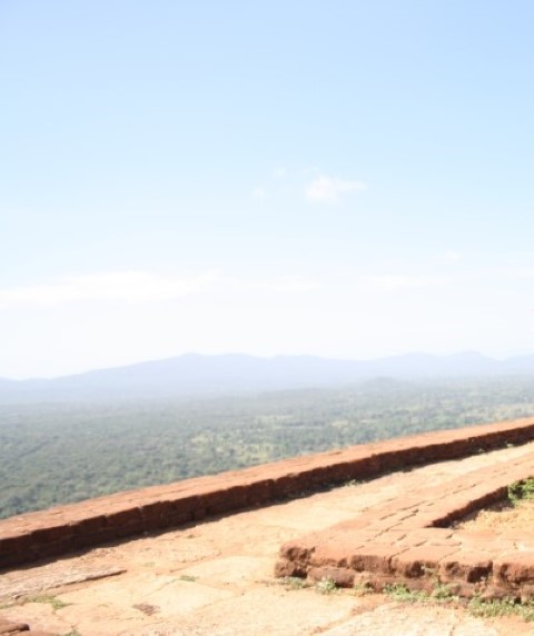 Top of the Sigiriya Rock
