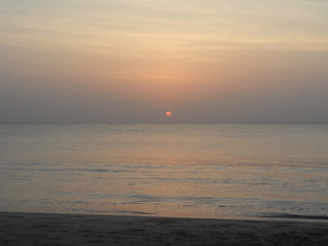 Progression of sunrise at Trincomalee 1