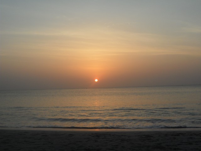 Progression of sunrise at Trincomalee 2