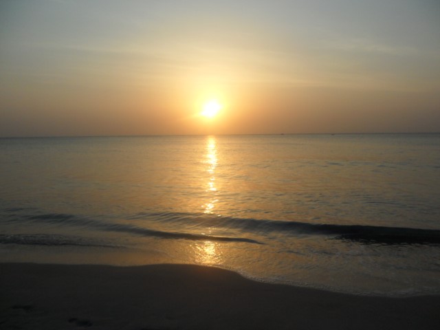 Progression of sunrise at Trincomalee 3