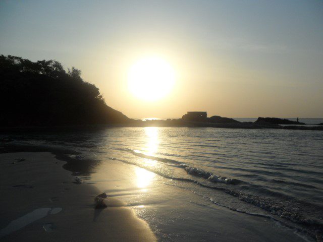 Progression of sunrise at Trincomalee 5