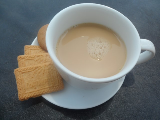 Munchee biscuits and Tea. Yum.