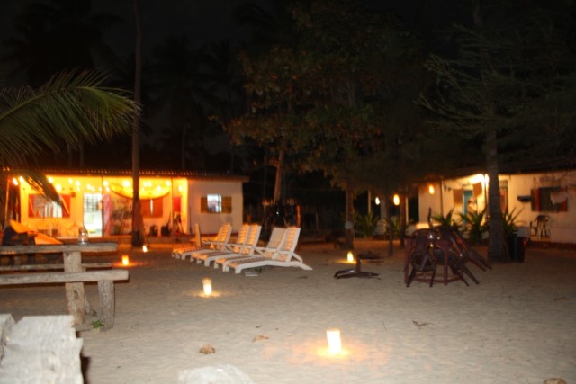 Chillax by the beach at night at Trincomalee