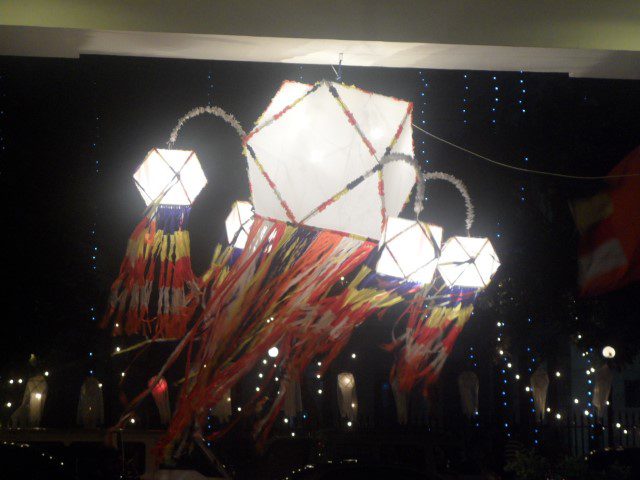 Typical Lantern for Vesak Day