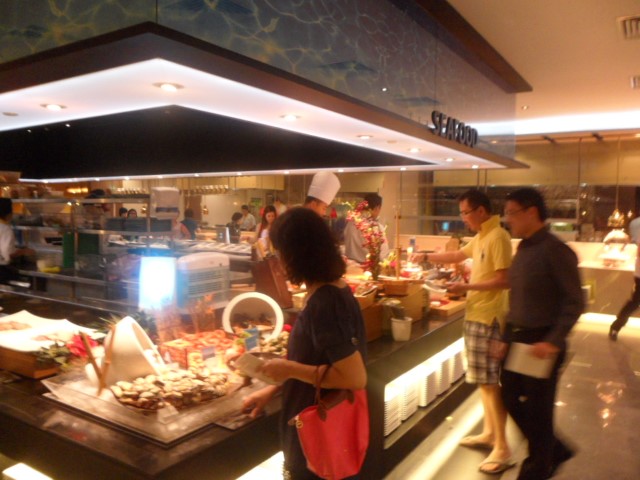 Seafood section at TODAI International and Seafood Buffet at Marina Bay Sands (MBS)