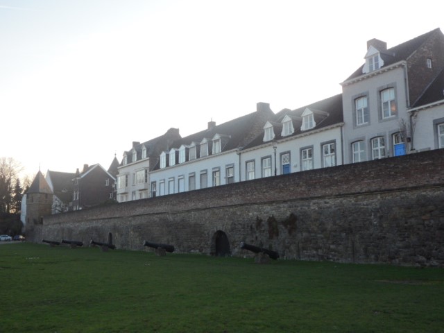 Remnants of Fortress from medieval times in Maastricht