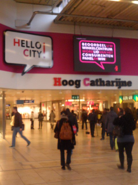 Hoog Catharijne next to Utrecht Central Station