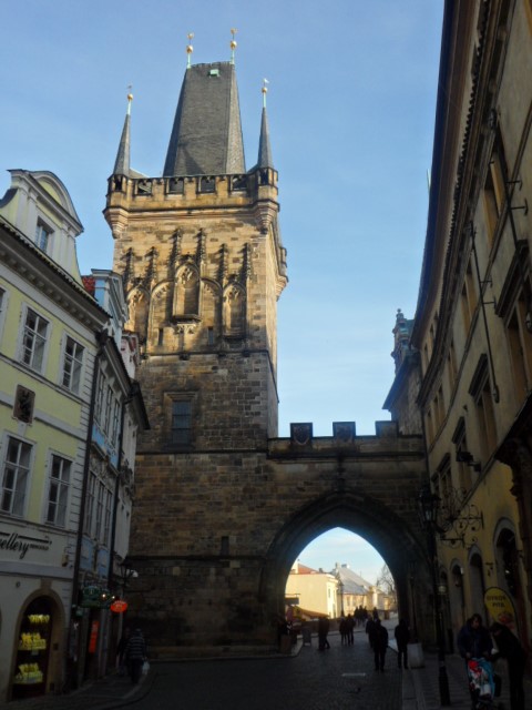 Entrance to Charles Bridge Prague