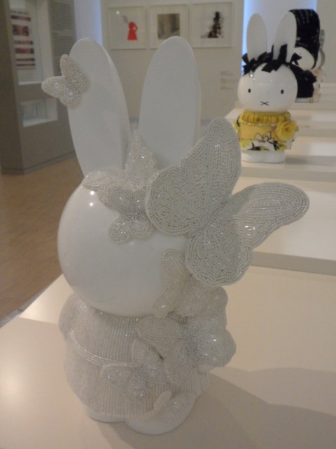 Miffy with beaded butterfly