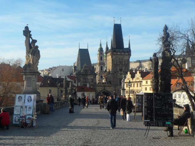 Charles Bridge during the day