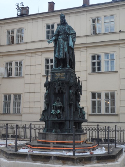 Statue of Charles the 4th Prague Charles Bridge