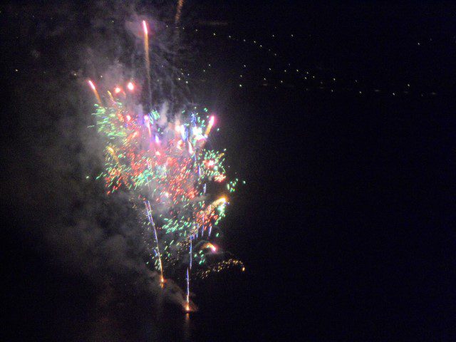 Another view of the Fire Works from MBS Sky Park