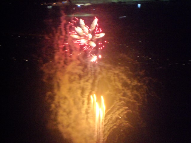 Fireworks seen from Sands Sky Park