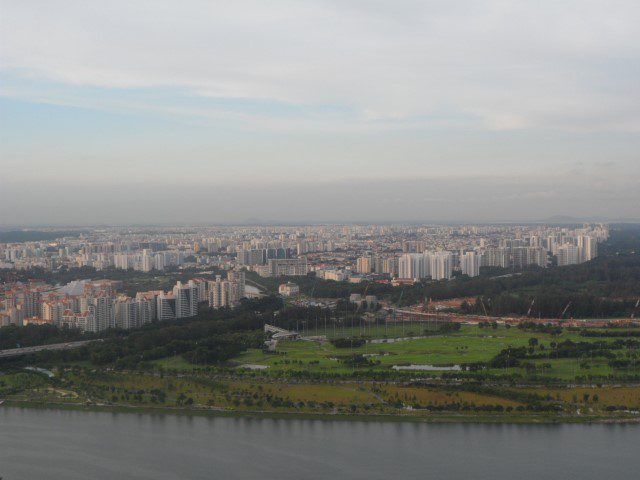 HDB Flats (Singapore Subsidised Housing) in the distance