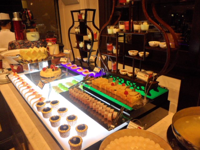 Selection of Western Desserts at the buffet