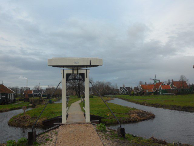 Draw Bridge near Zaanse Schans Square