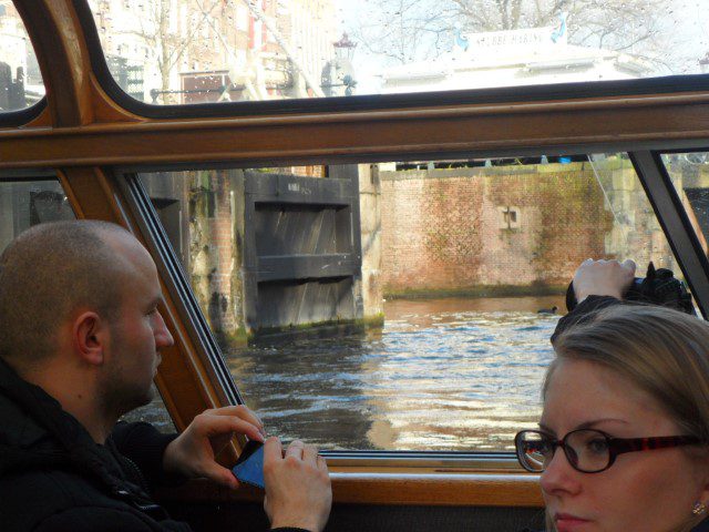 Locks of gates in Amsterdam Canals