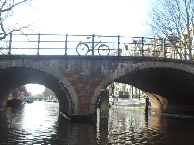 Bridge linking various parts of the waterways