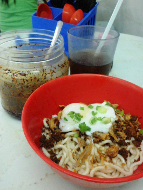 Chilli Pan Mee @ Restoran Kin Kin KL with Herbal Drink