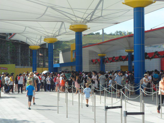 Long Queues outside Legoland Malaysia