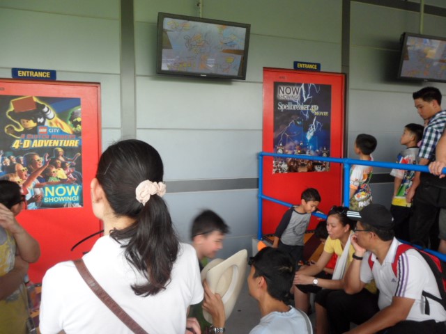 Waiting area for 4D Movie