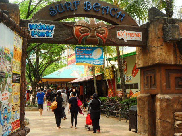 Entrance to the Water Park @ Sunway Lagoon