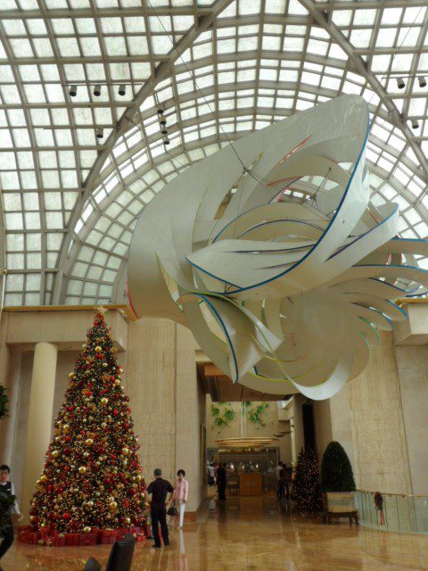 Lobby towards Greenhouse Restaurant of Ritz Carlton Millenia