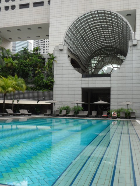 Swimming Pool at Ritz Carlton Singapore