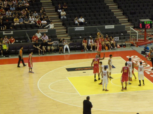 Singapore Slingers in Red (Dark Pink) in the Cancer Awareness Game in support of World Cancer Day 2013