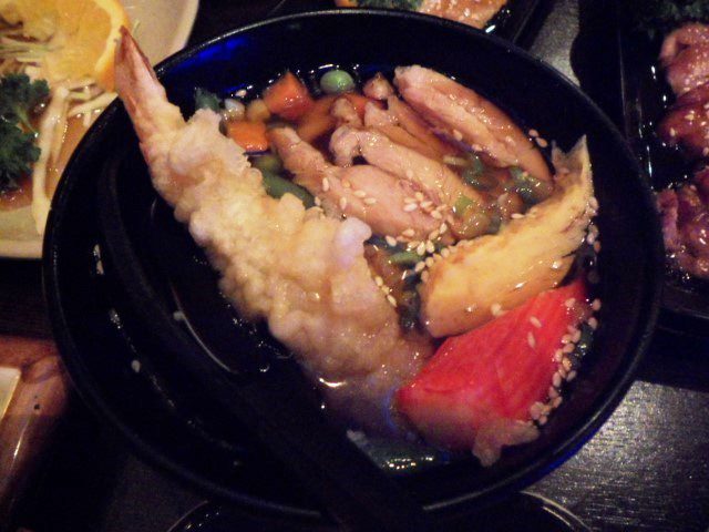 Udon Soup with Prawn and Chicken Japanese Buffet Amsterdam