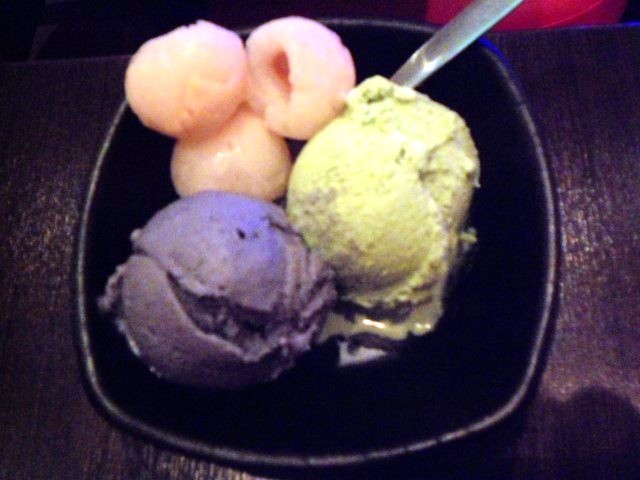 Ice cream and Logan Amsterdam Japanese