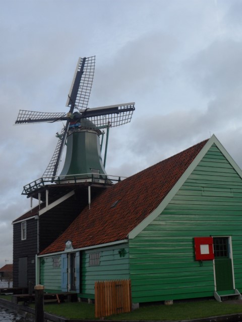 A Spice Making Windmill Zaanse Schans