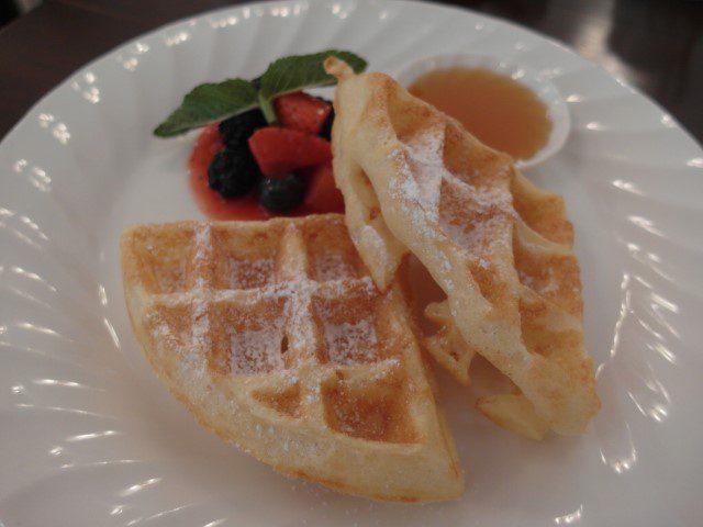 Belgian Waffles Tiffin Room Raffles Hotel