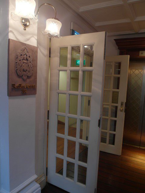 Entrance to Raffles Amrita Spa