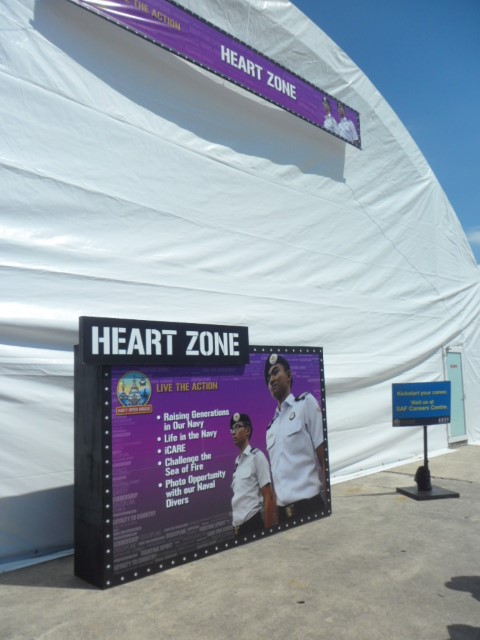 Heart Zone at the Navy Open House 2013