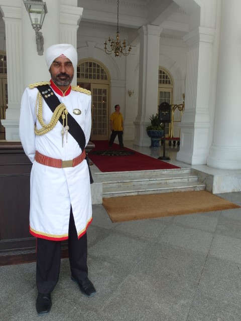 Iconic Sikh Doorman of the Raffles Hotel