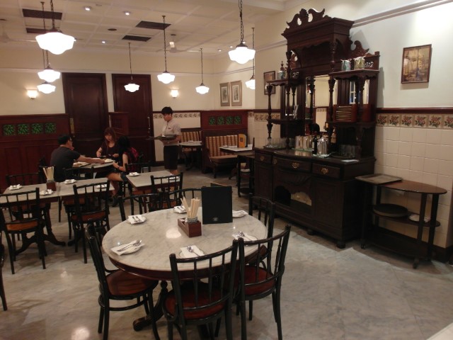 Inside Empire Cafe Raffles Hotel