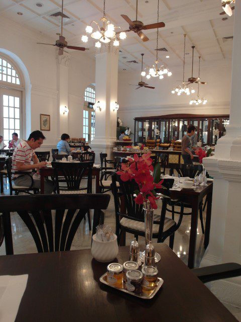 Interior of the Tiffin Room @ Raffles Hotel Singapore