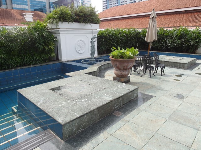 Jacuzzi at Raffles Hotel Swimming Pool