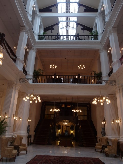 Posh Lobby of Raffles Hotel