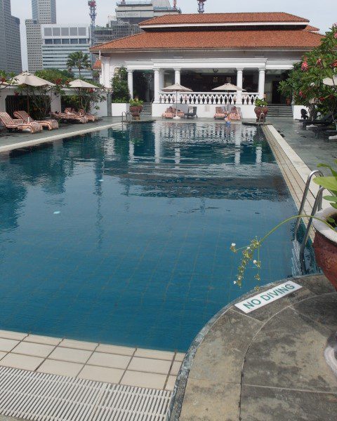 Raffles Hotel Swimming Pool!