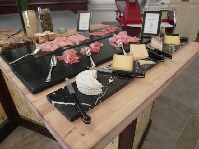 Selection of cold cuts and cheese