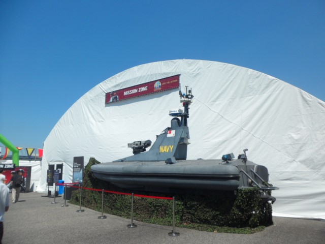 Entrance to Mission Zone at the Navy Open House