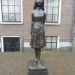 Anne Frank's Statue @ Church near Anne Frank House