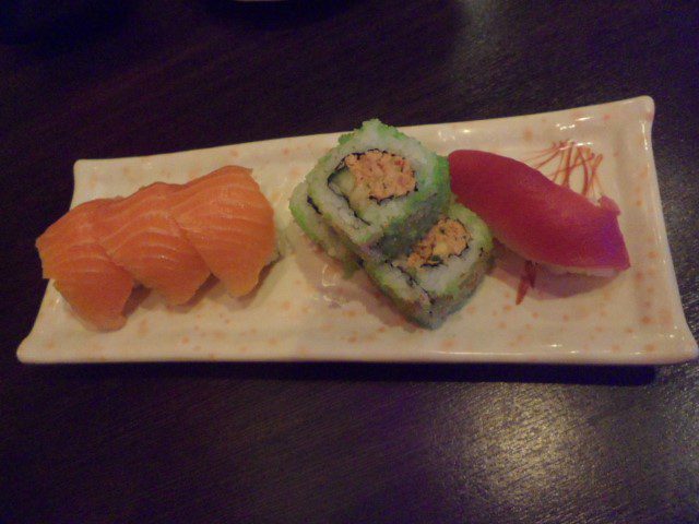 Salmon Avocado & Tuna Sushi at Amsterdam Buffet