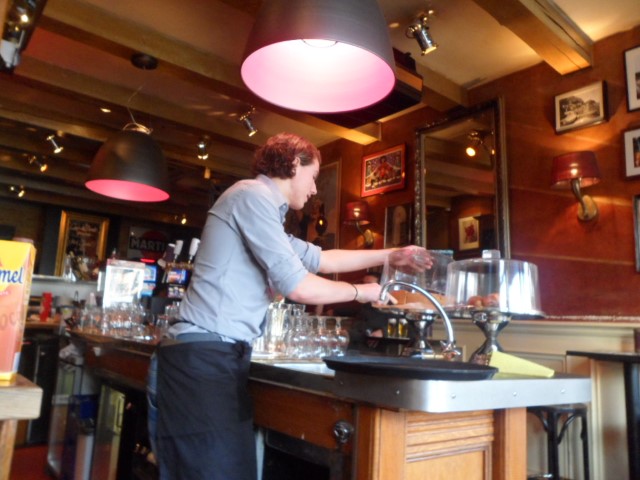 Handsome Bartender @ Cafe Del Mondo