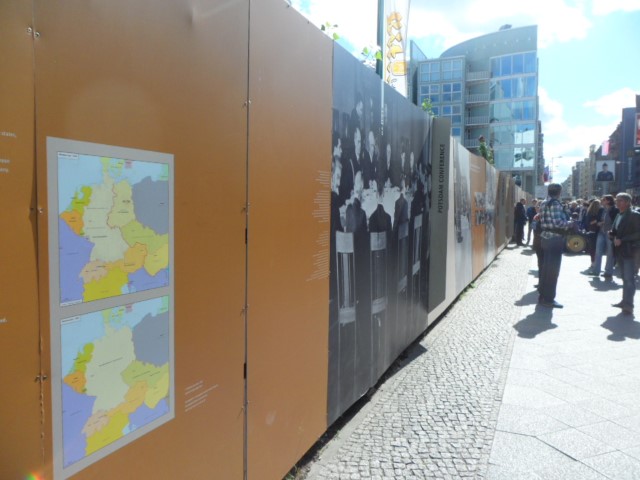 Exhibition about the Berlin Wall and Checkpoint Charlie