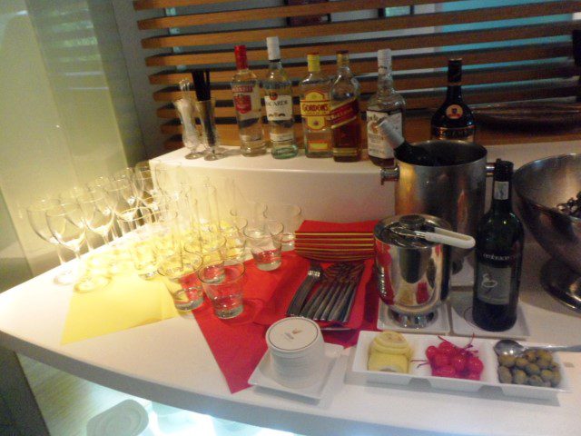 Executive Lounge of Village Hotel Changi Alcohol Selection